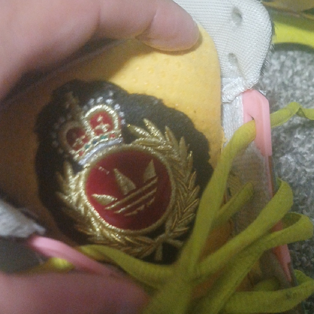 Jeremy Scott x Adidas Multicolor High-Top Sneakers - Picture 3 of 6